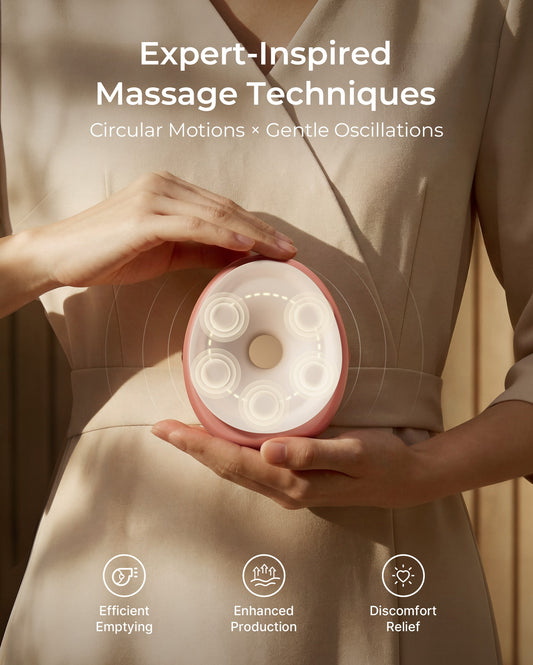 Tragbare Milchpumpe mit Wärme-Massage-Funktion