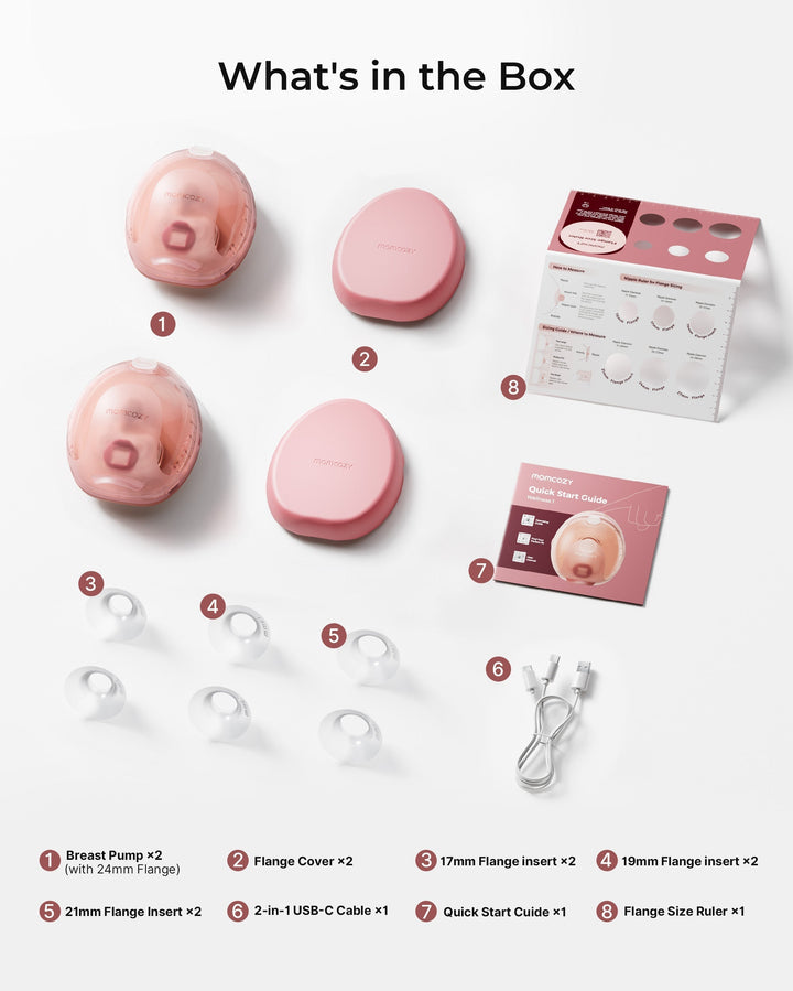 Portable Breast Pump with Warming Massage Function