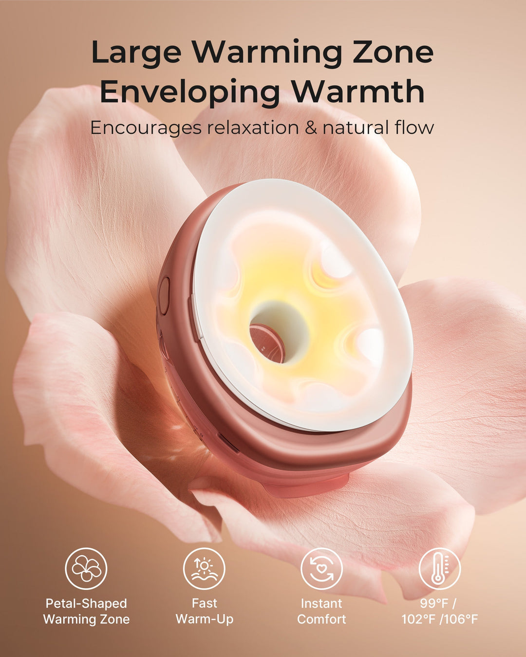 Portable Breast Pump with Warming Massage Function
