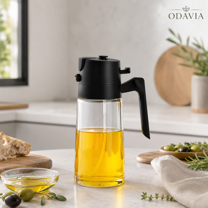 Ölsprüher &amp; Dosierer für die Küche – 500 ml