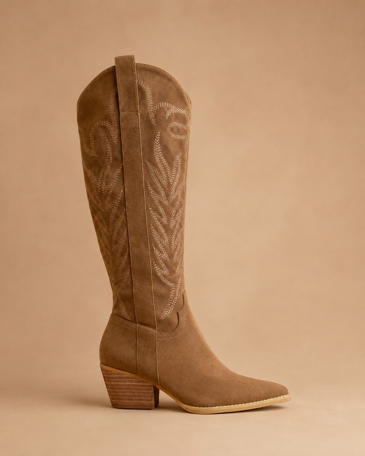 Bestickter Cowgirl-Stiefel „Samara“ – Seitenansicht