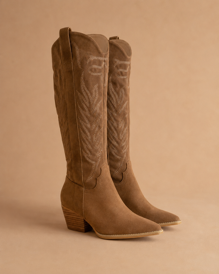 Bestickte Cowgirl-Stiefel „Samara“ – Paaransicht
