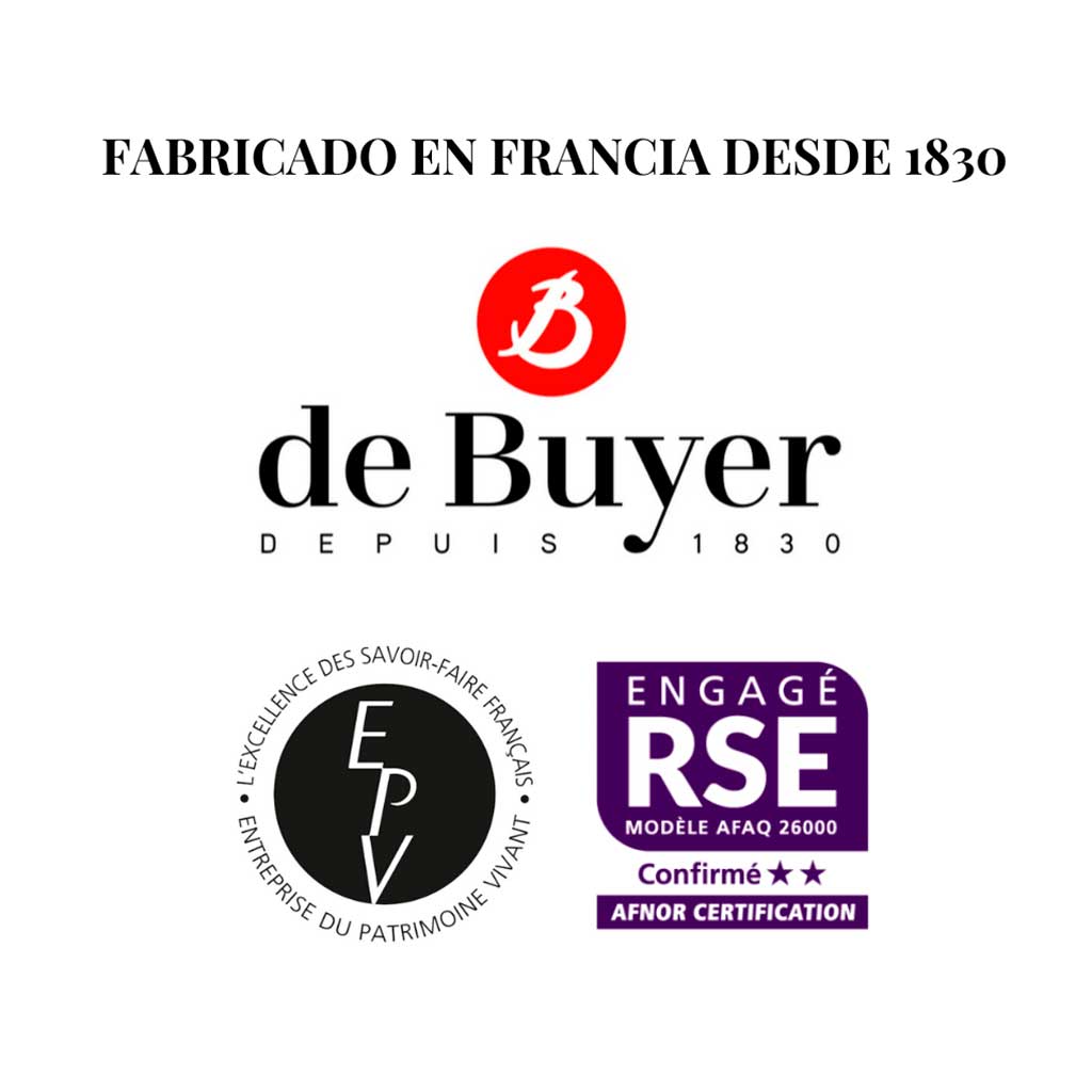 Sartén de acero inoxidable Prim Appety de De Buyer-