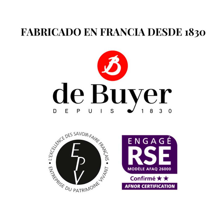 Sartén de acero inoxidable Prim Appety de De Buyer-