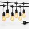 LED-Lichterkette für außen – 15 m mit 30 Filament-Birnen