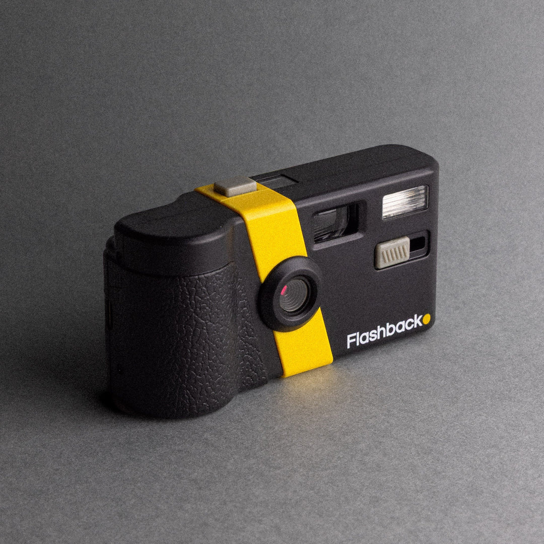 Retro Digital Camera in Vintage Style