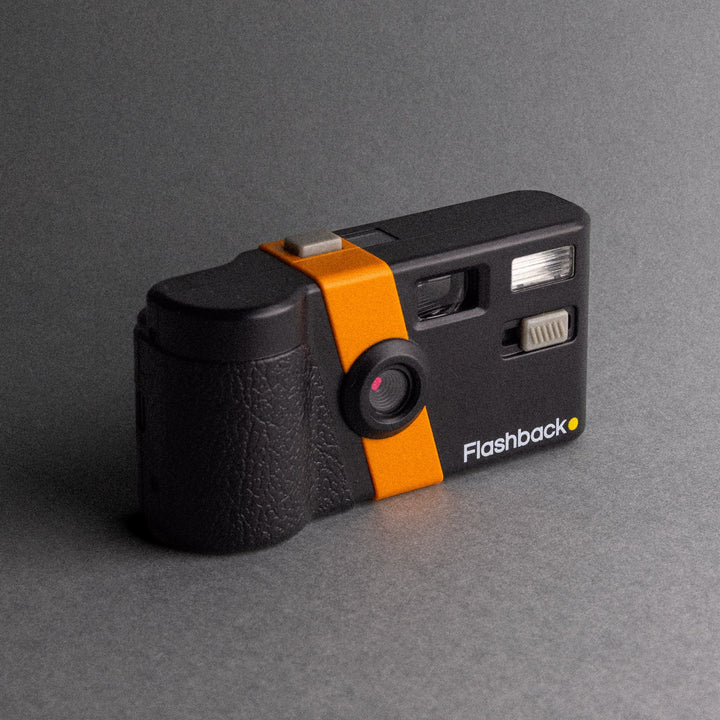 Retro Digital Camera in Vintage Style