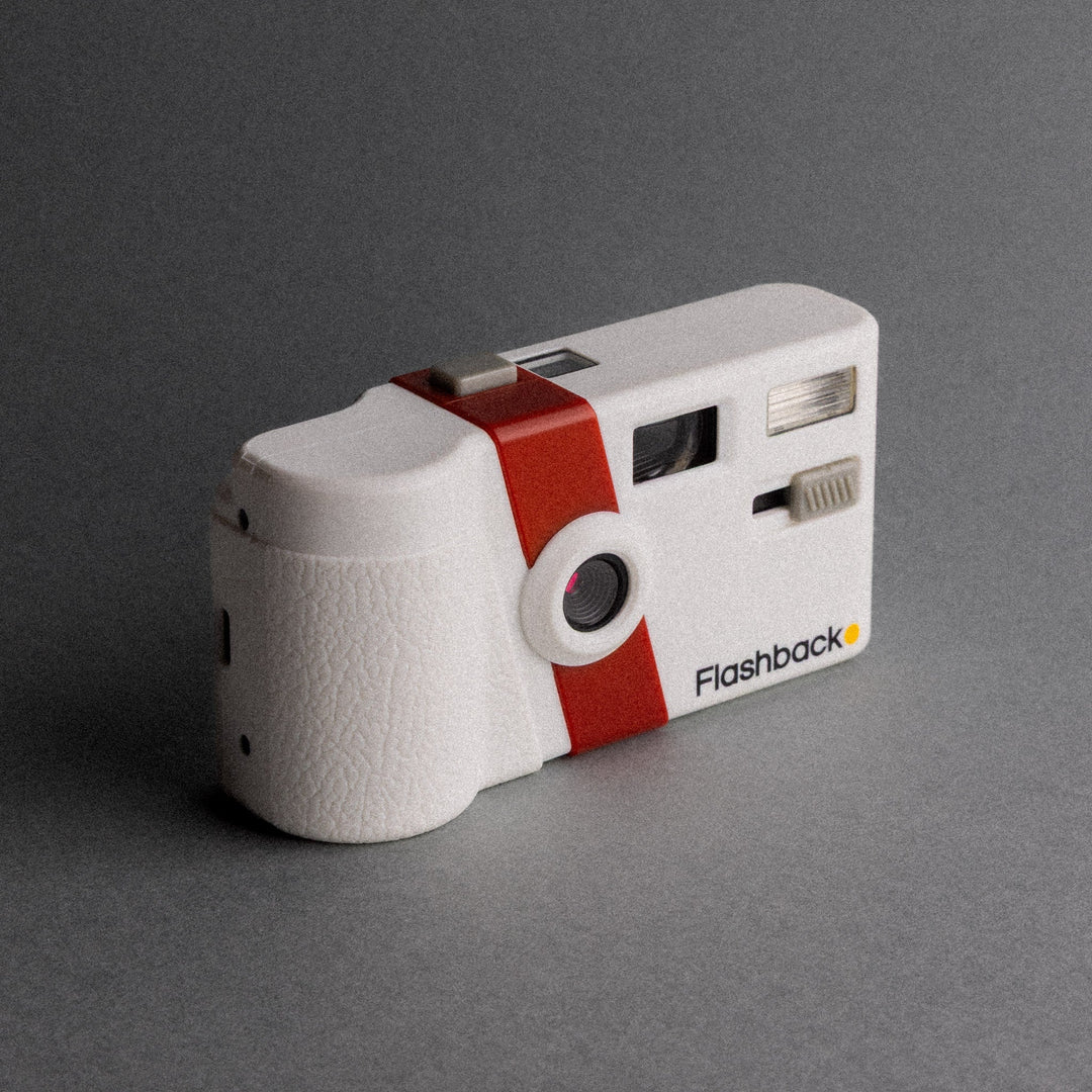 Retro Digital Camera in Vintage Style