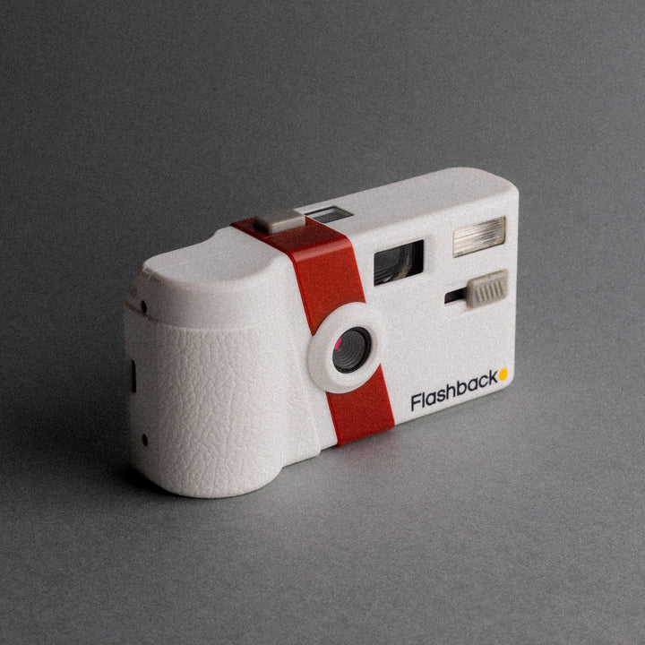 Retro Digital Camera in Vintage Style