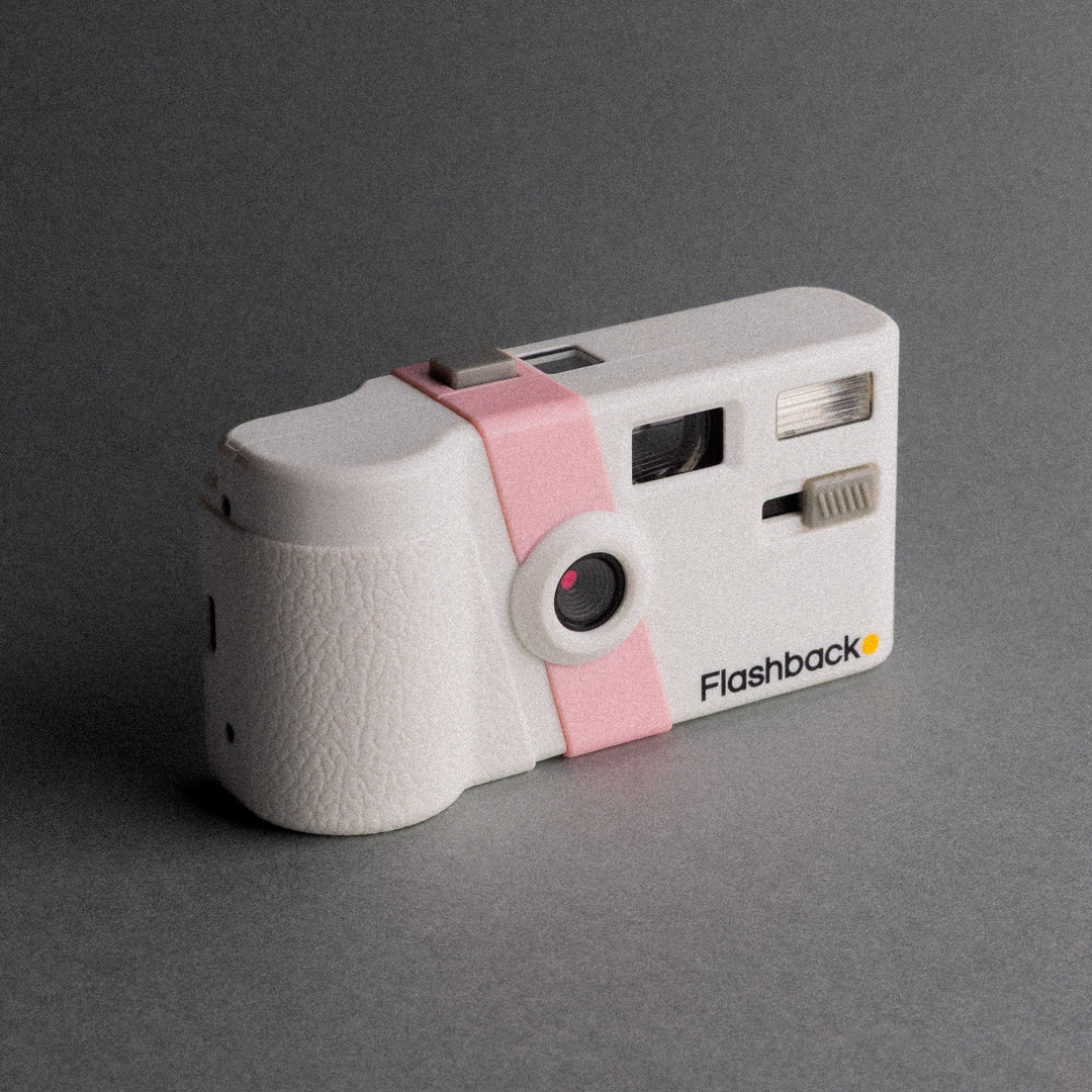 Retro Digital Camera in Vintage Style