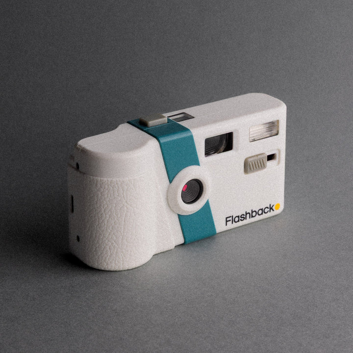 Retro Digital Camera in Vintage Style