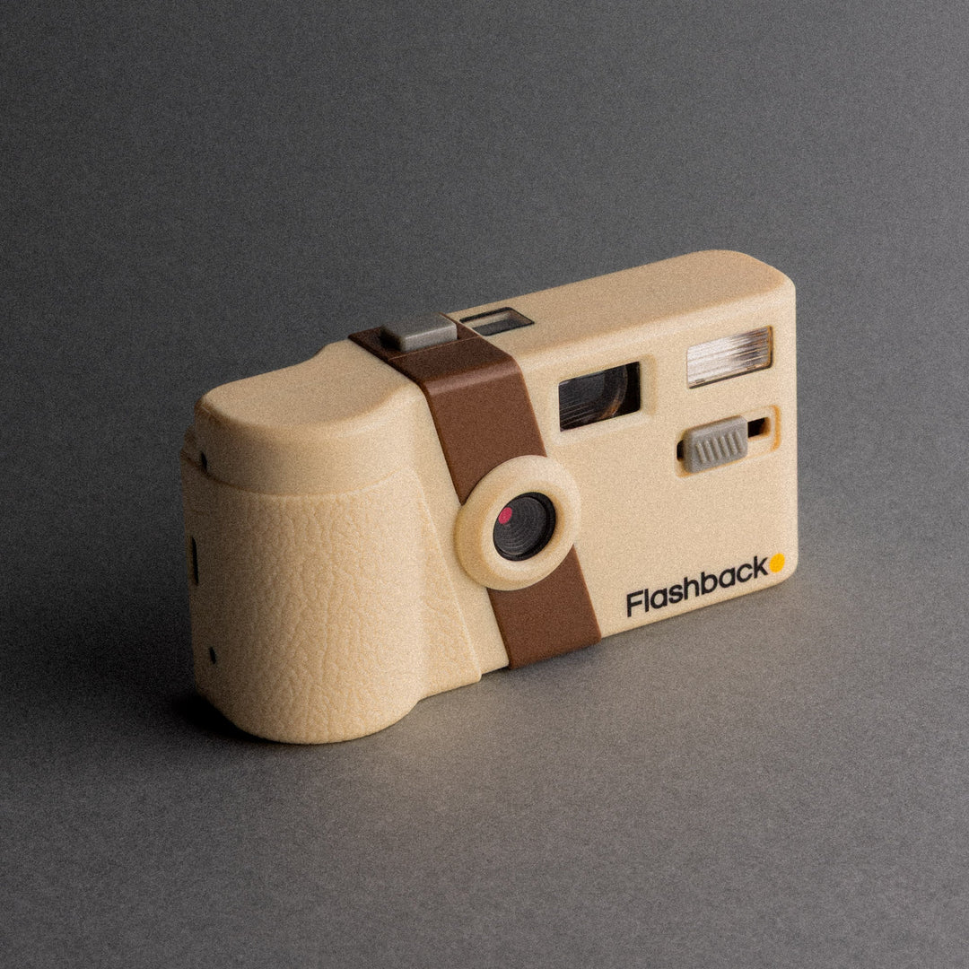 Retro Digital Camera in Vintage Style