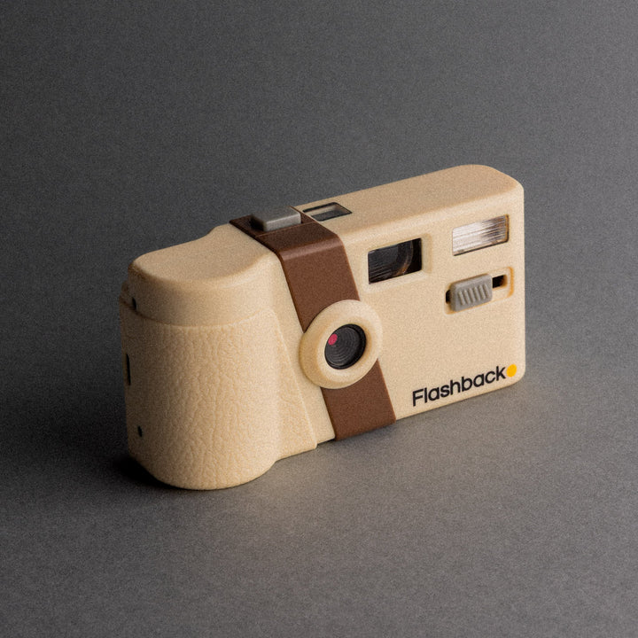Retro Digital Camera in Vintage Style
