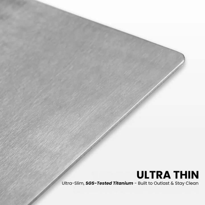 Titanium Cutting Board Set (4-Piece) with Mat