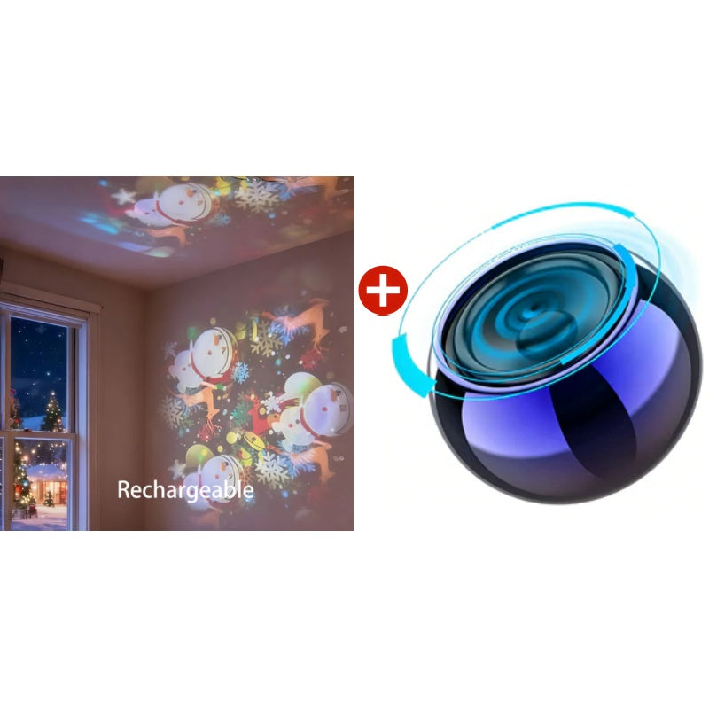 Dynamische LED-Projektionslaterne als Stimmungslicht – zusätzliche Ansicht
