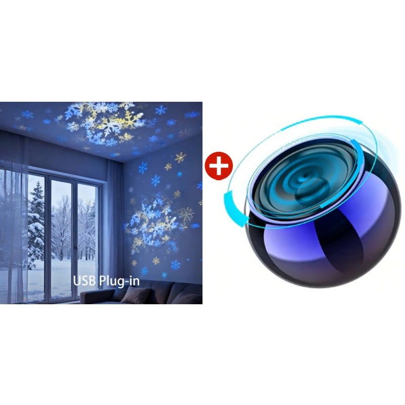 Dynamische LED-Projektionslaterne als Stimmungslicht – zusätzliche Ansicht