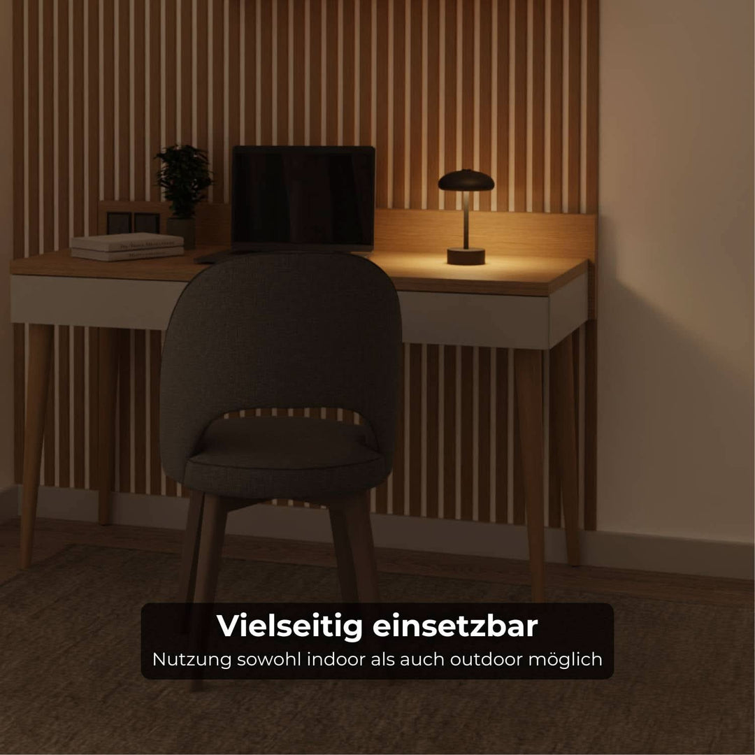 Elario Akku-Tischleuchte – kabellos &amp; dimmbar