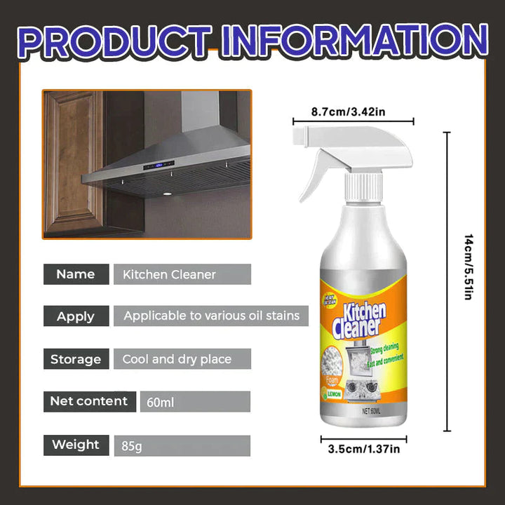Multi-Purpose Foam Cleaner for Kitchen &amp; Home