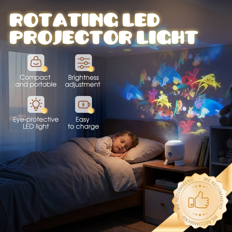 Dynamische LED-Projektionslaterne als Stimmungslicht