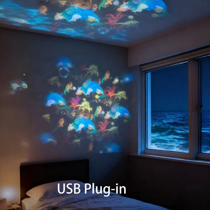 Dynamische LED-Projektionslaterne als Stimmungslicht – kompakte Bauform